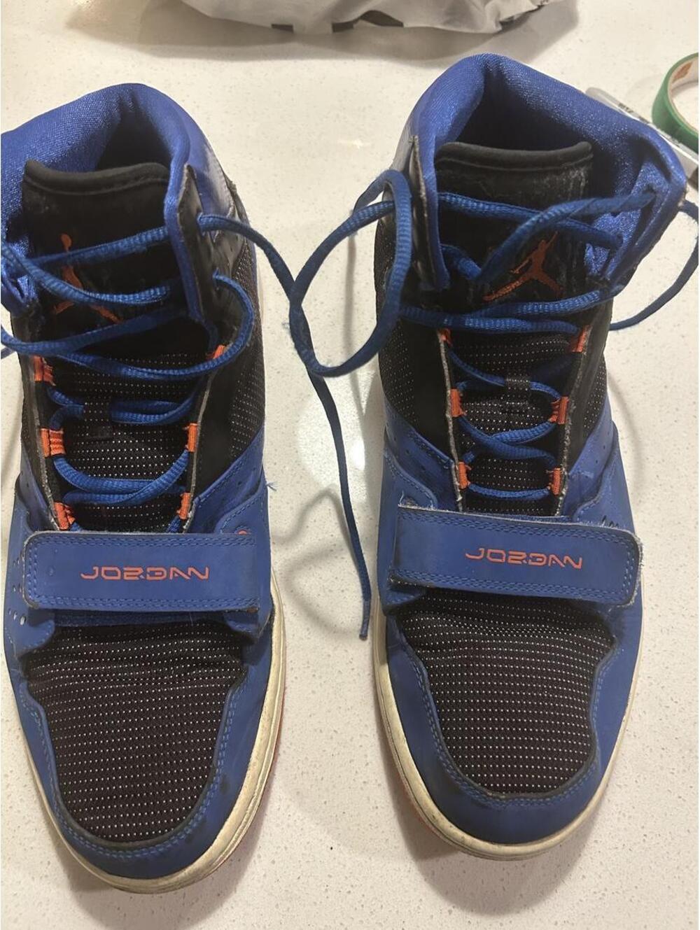 Jordan Men's Blue and Multi Trainer